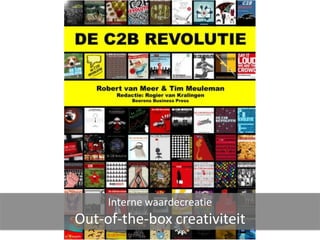 Interne waardecreatie
Out-of-the-box creativiteit
 