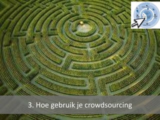 3. Hoe gebruik je crowdsourcing
 