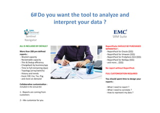 6#	
  Do	
  you	
  want	
  the	
  tool	
  to	
  analyze	
  and	
  
interpret	
  your	
  data	
  ?	
  
Sen*nel	
  
Navigato...