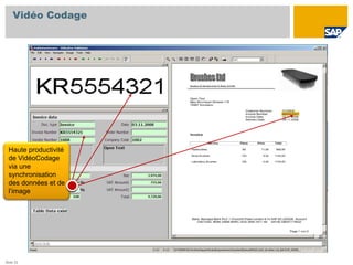Vidéo Codage




 Haute productivité
 de VidéoCodage
 via une
 synchronisation
 des données et de
 l’image




Slide 32
 