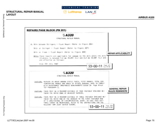 Lufthansa
Lan
Technical
Training
For
Training
Purposes
Only
STRUCTURAL REPAIR MANUAL
LAYOUT
AIRBUS A320
Page: 70
LLTT/SCL/erj/Jan.2007 rev.00
 