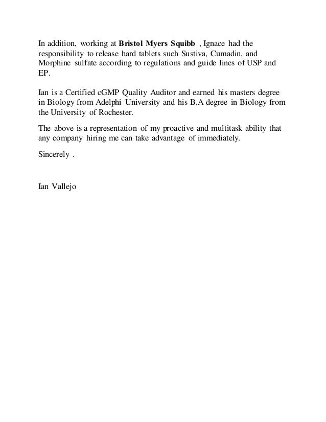 Sr medical writer cover letter