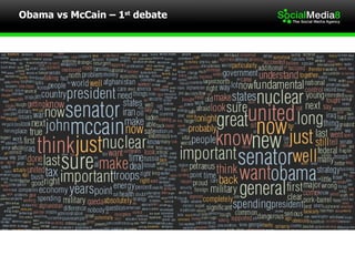 Obama vs McCain – 1 st  debate 