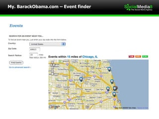 My. BarackObama.com – Event finder 
