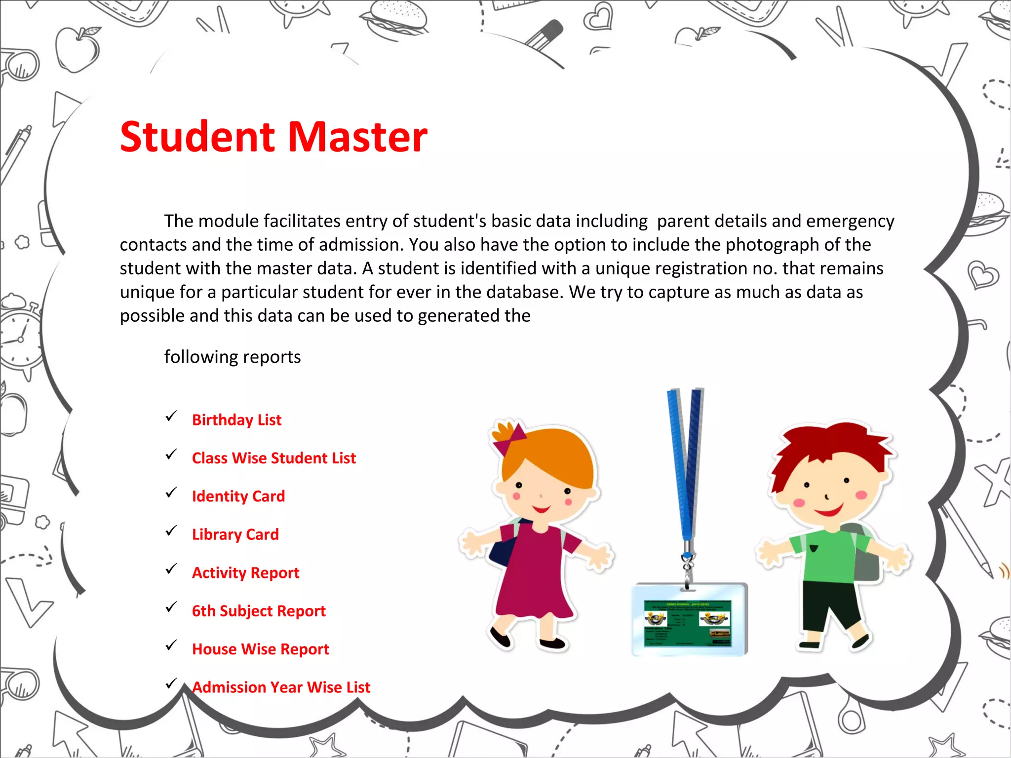 Student Record Management presentation | PPT
