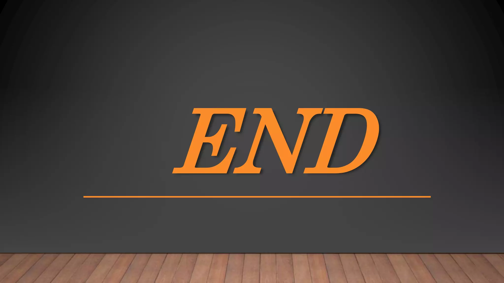 END
 