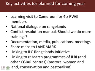 SRMP (Sustainable Rangeland Management Project) Overview and Update