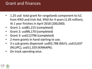 SRMP (Sustainable Rangeland Management Project) Overview and Update