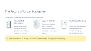 Navigation Path Example The Role of Paths and Districts in Enhancing Urban Navigation and ...