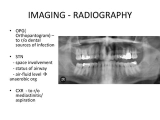 Opg Infection srp head and neck space infections UG.pptx