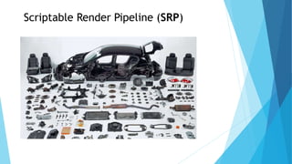 Scriptable Render Pipeline (SRP)
 