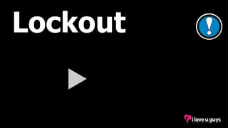 Lockout
QuickTime™ anda
DV/DVCPRO - NTSC decompressor
are needed to seethis picture.
 