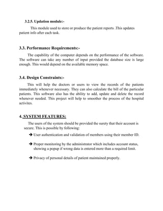 Hospital Management System Project | PDF