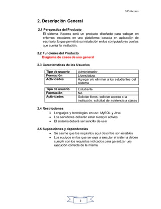 IEEE 830 1998: Software Requirements Specification (Especificación de ...