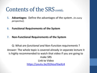 How to make SRS | PPT