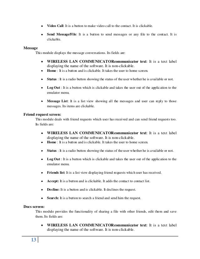 Srs document for website project pdf picture