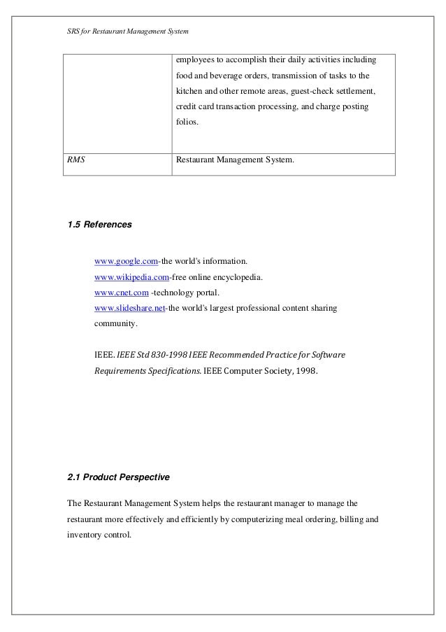 Write a software requirement specification based on your source code