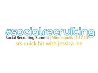 srs quick hit with jessica lee 