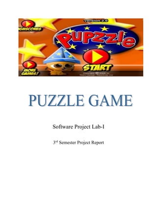 Software Project Lab-I
3rd
Semester Project Report
 