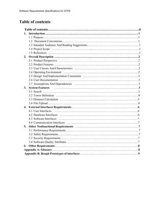Software Requirements Specification (SRS) for Online Tower Plotting ...