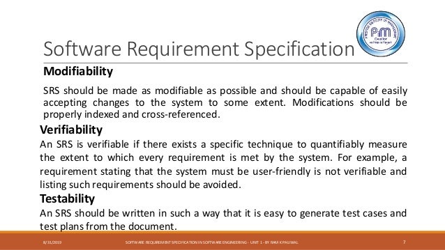 Srs (software requirement specification) in software engineering basi…