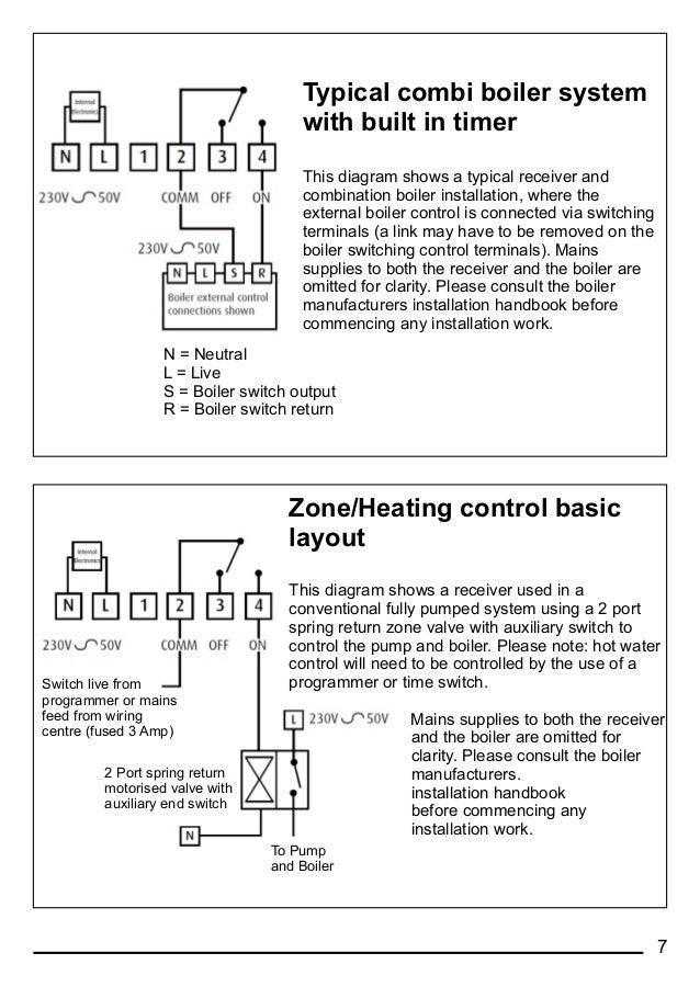 Combination Boiler Wiring Diagram - Electrical School