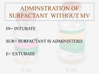 Surfactor Injection Surfactant Replacememt Therapy | PPTX