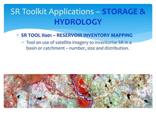 The Small Reservoirs Toolkit
