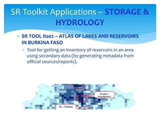The Small Reservoirs Toolkit