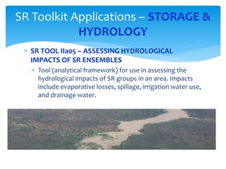 The Small Reservoirs Toolkit