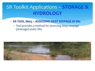 The Small Reservoirs Toolkit