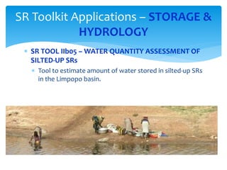 The Small Reservoirs Toolkit