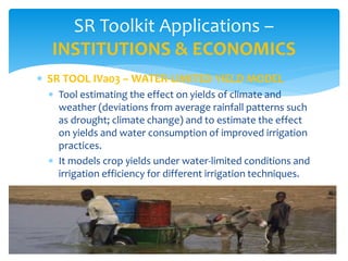 The Small Reservoirs Toolkit