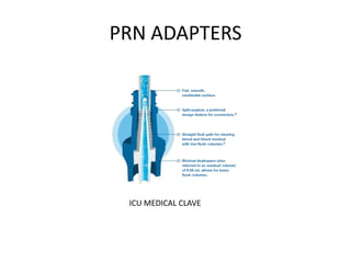 PRN ADAPTERS




 ICU MEDICAL CLAVE
 