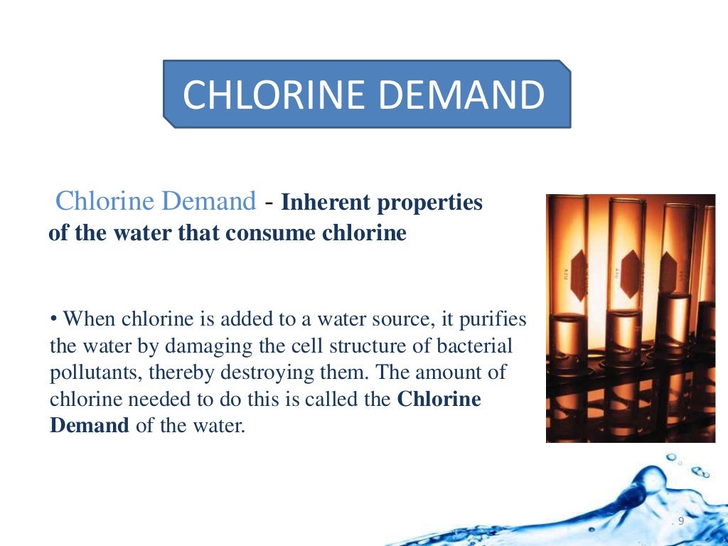chlorination n chlorine demand