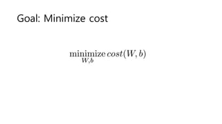 Goal: Minimize cost
 