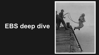 SRV413 Deep Dive on Elastic Block Storage (Amazon EBS)