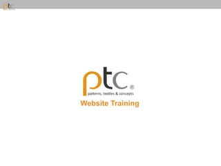 Website Training
 