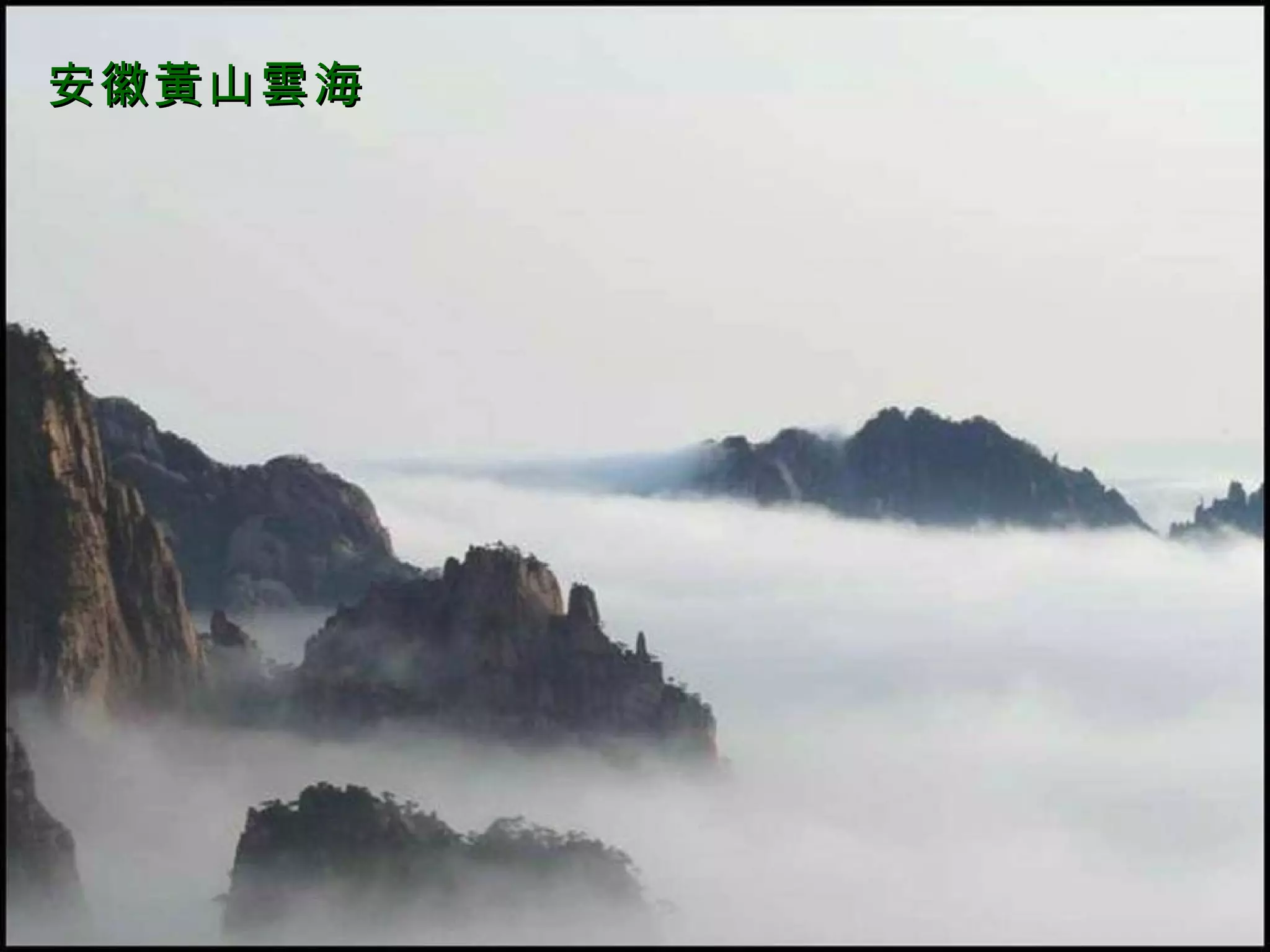 相傳黃山是黃帝煉丹，拔宅飛昇成仙的地方？ 安徽黃山雲海 