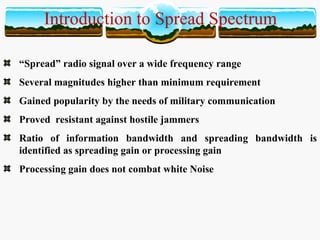 Spread Spectrum | PPT