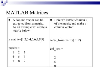 Brief Introduction to Matlab | PPT
