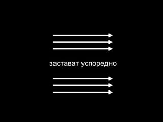 застават успоредно 