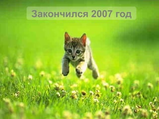 Закончился 2007 год 