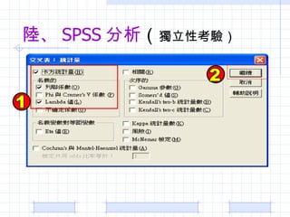 ꑡ SPSS   Կ򞣩 