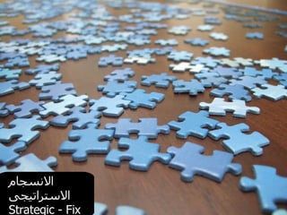 الانسجام الاستراتيجى Strategic - Fix 