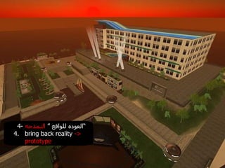 4-  العوده للواقع ”  النمذجه  “ 4. bring back reality  -> prototype 