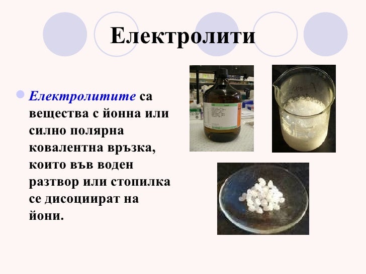 Електролитна дисоциация