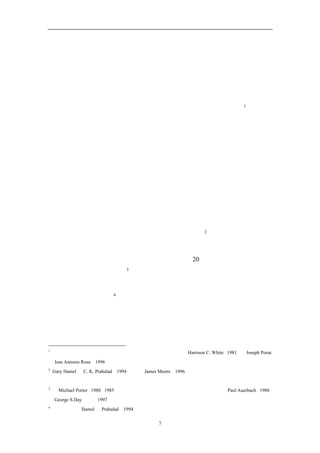 太阳马戏团的成功秘诀在于它明白为了获取未来的成功，企业必须停止相
互间的竞争。在竞争中制胜的唯一办法就是打消竞争的念头。
       为了更好地理解太阳马戏团的成功，我们设想市场空间由两种海洋组成：
红海和蓝海。红海代表当前业已存在的所有行业，这是一个已知的市场空间。蓝
海代表当前尚不存在的所有行业，即未知的市场空间。
       在红海中，产业边界是明晰和确定的，游戏的竞争规则是已知的1。身处红
海的企业试图表现得超过竞争对手，以攫取已知需求下的更大市场份额。当市场
空间变得拥挤，利润增长的前景随之黯淡。产品只是常规性的商品，而割喉式的
恶性竞争使红海变得更加血腥。
       与之相反，蓝海则意味着未开垦的市场空间、需求的创造以及利润高速增
长的机会。尽管有些蓝海是在现有的红海领域之外创造出来的，但绝大多数蓝海
是通过扩展已经存在的产业边界而形成的，正如太阳马戏团所做的那样。在蓝海
中，竞争是无关的，因为游戏规则还有待建立。
       在红海领域中击败竞争者始终是重要的。因为红海一直存在，并将始终是
现实商业社会的一部分。但随着越来越多的行业出现供大于求的现象时，对市场
份额的竞争虽然必要，但已不足以维持良好的业绩增长2。企业需要超越竞争。
为了获得新的利润和增长机遇，企业必须开创蓝海。
       不幸的是，蓝海在很大程度上是未知的。过去 20 年的战略研究主要集中于
以竞争为基础的红海战略上3。通过分析现有的产业内在经济结构，选择降低成
本、细分市场或重点突破策略，人们对在红海里开展有效竞争已经相当了解。有
些讨论是和蓝海有关的4，但关于如何开创蓝海的实际指导意见却很少。由于缺
少对蓝海战略的分析框架以及风险管理原则，管理者虽然有开创蓝海的渴望，但
同时又唯恐风险过高，难以形成战略。本书则为寻找和赢得蓝海提供了系统的操
作框架和分析手段。

1
    关于市场边界如何界定以及游戏竞争规则如何设定的讨论，参见 Harrison C. White
                                                 （1981） Joseph Porac
                                                       和
和 Jose Antonio Rosa（1996）。
2
    Gary Hamel 和 C. K. Prahalad（1994），以及 James Moore（1996）观察到竞争加剧，并且商业的商品化趋
势加快。这两大趋势使市场拓展对于致力于增长的企业而言是关键性的。
3
    自 Michael Porter 1980，
                   （      1985）的开创新工作以来，竞争成为战略的核心。同时参见 Paul Auerbach
                                                                   （1988）
和 George S.Day 等人（1997）
                      。
4
    参见，例如，Hamel 和 Prahalad（1994）
                               。

                                      7
 