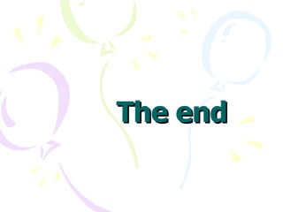 The end 