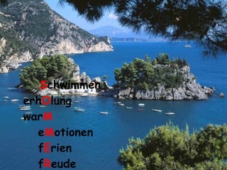 S chwimmen erh O lung war M e M otionen f E rien f R eude 